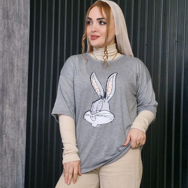 تیشرت خرگوش نگینی - مانتو پاتریس رشت