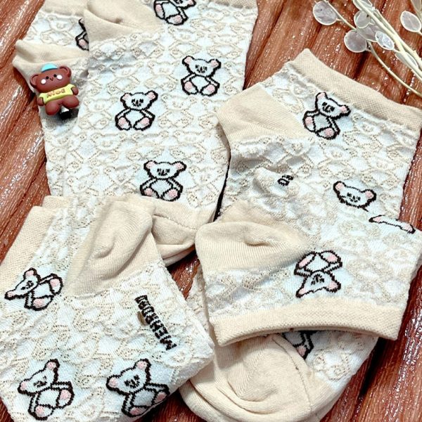 2945-min جوراب مچی خرس کرمی - مانتو پاتریس رشت