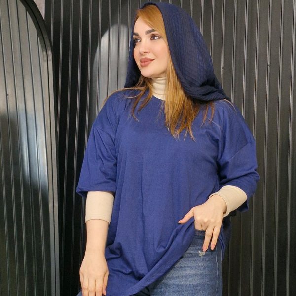 تیشرت لانگ بیسیک نخ پنبه -