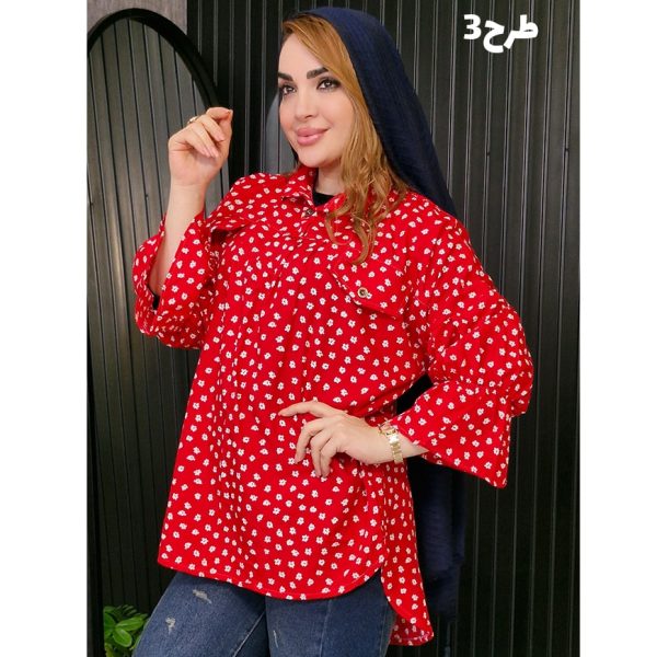 شومیز الیزه دو جیب