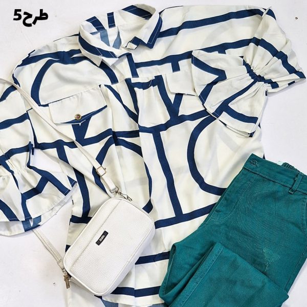 شومیز الیزه دو جیب - مانتو پاتریس رشت