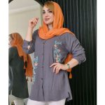 مانتو موسلین گلدار -مانتو پاتریس رشت