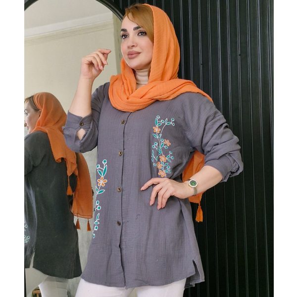 مانتو موسلین گلدار -مانتو پاتریس رشت