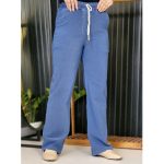 شلوار بگ نیل آبی - مانتو پاتریس رشت