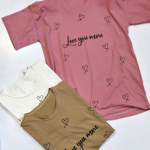 تیشرت قلب خطی -مانتو پاتریس رشت