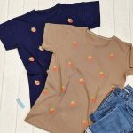 تیشرت نخ پنبه چاپ توت فرنگی