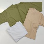 تیشرت کراپ بیسیک رنگی نخ پنبه