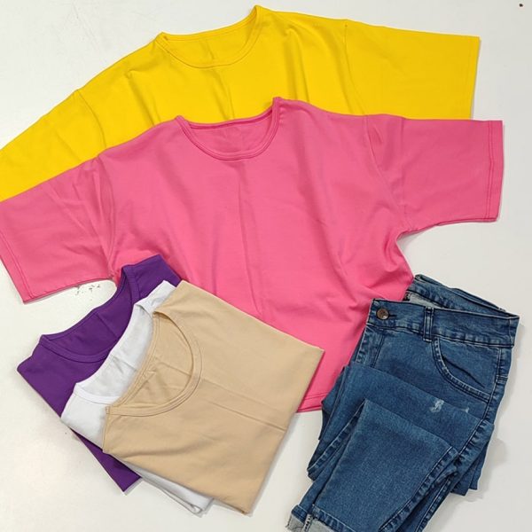 321004901-5-min تیشرت کراپ بیسیک رنگی نخ پنبه - مانتو پاتریس رشت