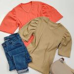 تیشرت کبریتی یقه مروارید - مانتو پاتریس رشت