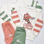 ست بلوز شلوار چاپ آل استار نگینی