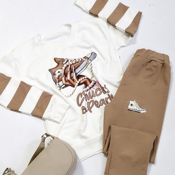 ست بلوز شلوار چاپ آل استار نگینی - مانتو پاتریس رشت