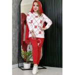 ست بلوز شلوار ضربدری گل - مانتو پاتریس رشت