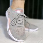 کتونی اسکیچرز طوسی کالباسی