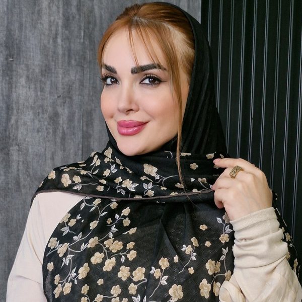 روسری ژاکارد شکوفه