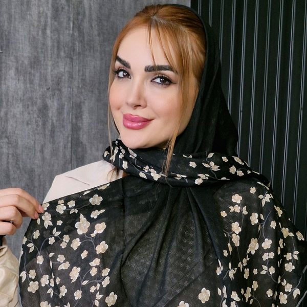 روسری ژاکارد شکوفه