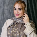 روسری ژاکارد شکوفه