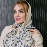 روسری ژاکارد شکوفه - مانتو پاتریس رشت