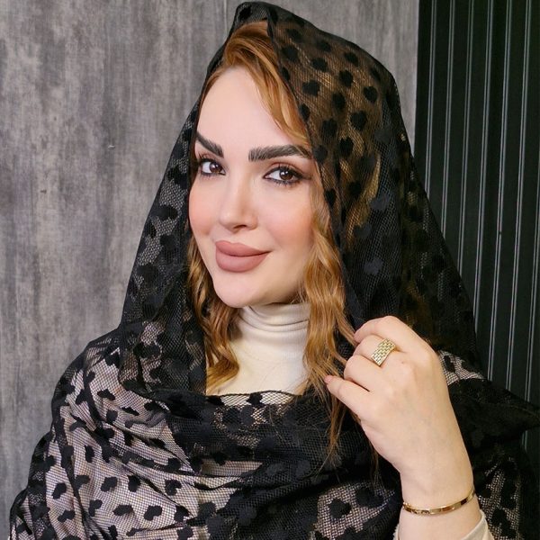 شال توری طرحدار - مانتو پاتریس رشت