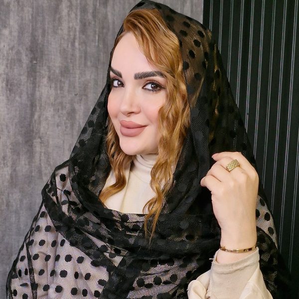 شال توری طرحدار - مانتو پاتریس رشت