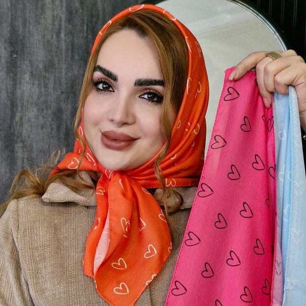 مینی اسکارف قلب