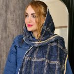 شال کریشه چهارخونه