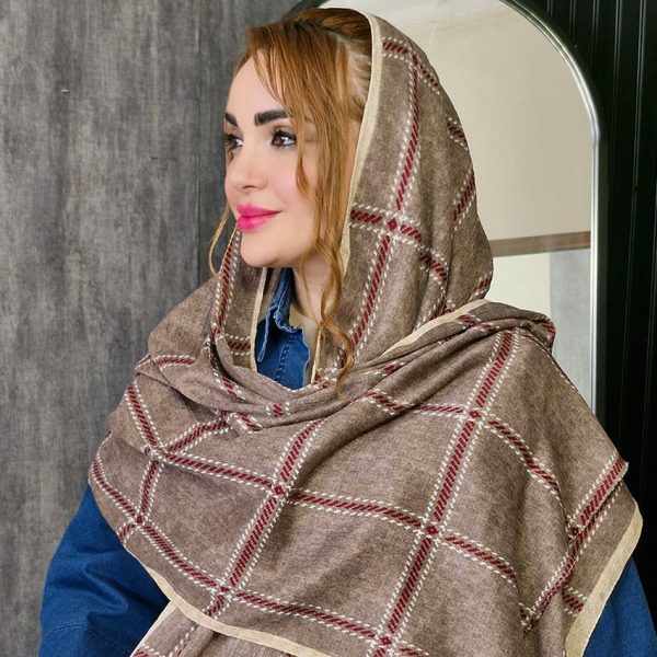 شال کریشه چهارخونه - مانتو پاتریس رشت