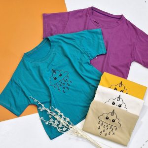 تیشرت کراپ نخ پنبه بارون