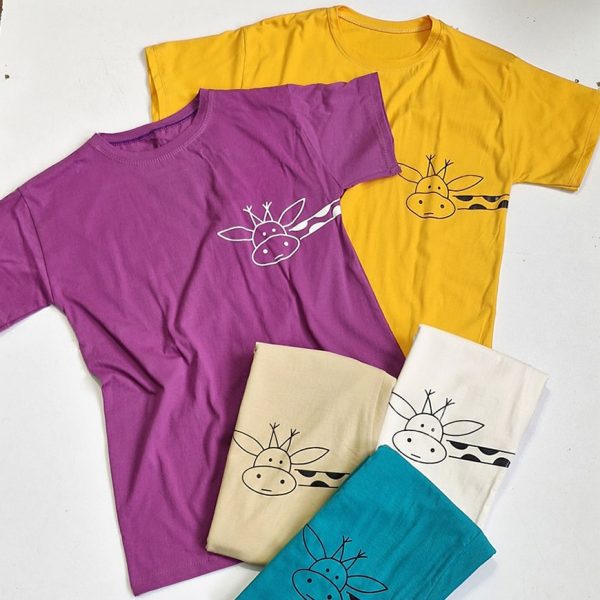 تیشرت چاپ زرافه