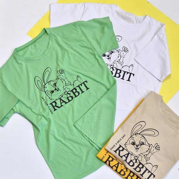 تیشرت چاپ خرگوش