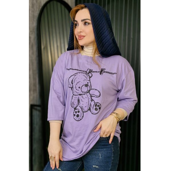 تیشرت لانگ خرس عروسکی