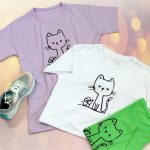 تیشرت چاپ گربه - مانتو پاتریس رشت