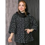 تونیک جلوبسته گلدار لینن