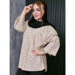 تونیک جلوبسته گلدار لینن - مانتو پاتریس رشت