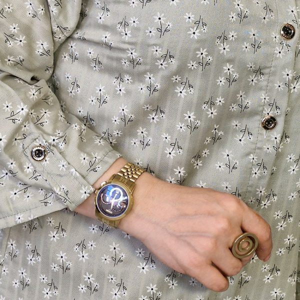 مانتو لینن گل سفید