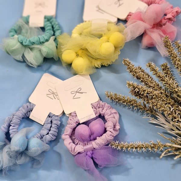 کش مو جفتی توری توپدار - مانتو پاتریس رشت