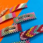 گیره مو مرواریدی رنگی - مانتو پاتریس رشت