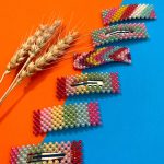 گیره مو مرواریدی رنگی - مانتو پاتریس رشت