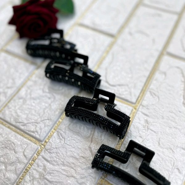 کلیپس مو نگینی مشکی - مانتو پاتریس رشت