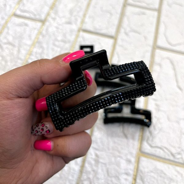 کلیپس مو نگینی مشکی - مانتو پاتریس رشت