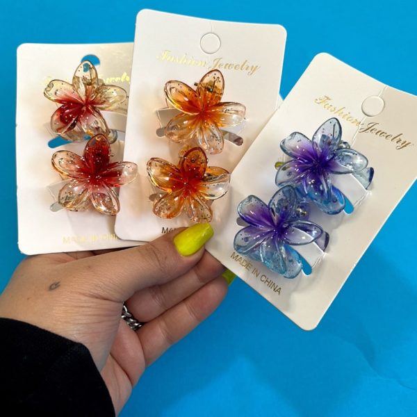 کلیپس گل لیلیوم شاین رنگی - مانتو پاتریس رشت