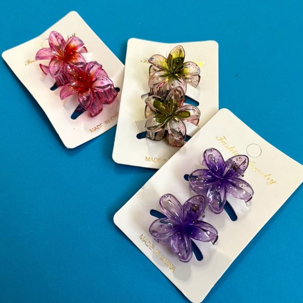 کلیپس گل لیلیوم شاین رنگی - مانتو پاتریس رشت