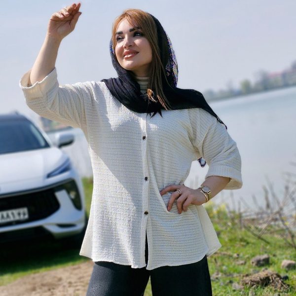 مانتو مراکشی دکمه ای