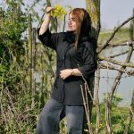 مانتو مراکشی دکمه ای