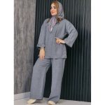 ست تونیک شلوار مراکشی 3 دکمه