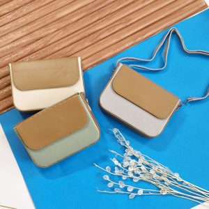 کیف دو رنگ چرم