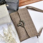 کیف دوشی چرم طرح کنفی