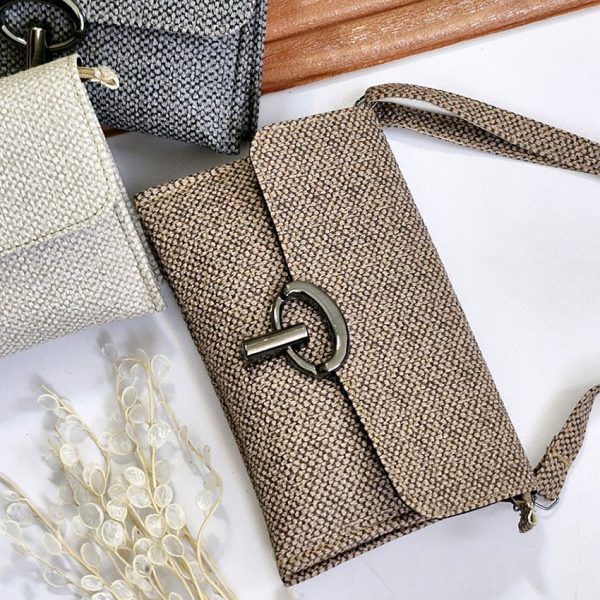 کیف دوشی چرم طرح کنفی