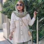 مانتو الیاف دو جیب