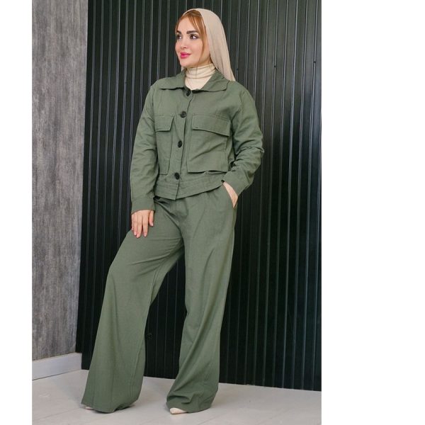 ست مانتو شلوار لینن - مانتو پاتریس رشت