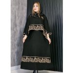 ست پیراهن و دامن گلدوزی طلایی - مانتو پاتریس رشت